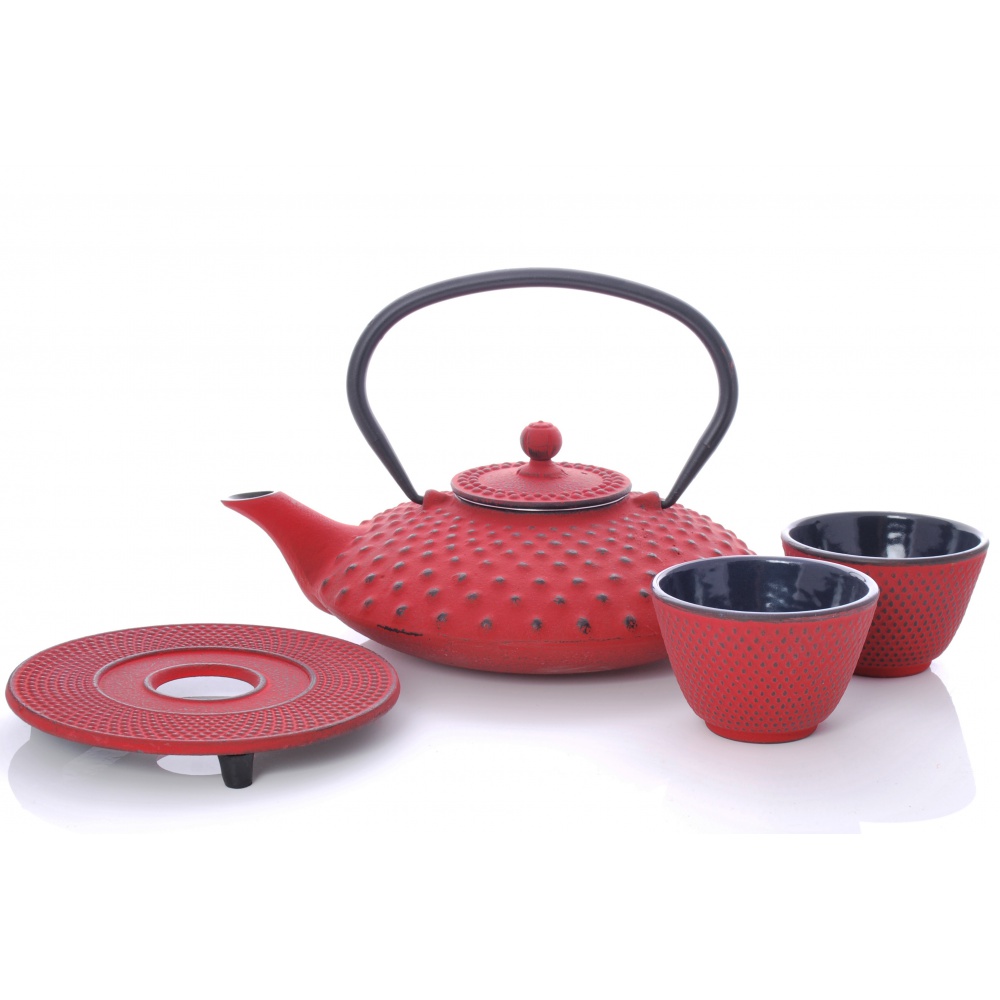 Cast Iron Teapot Set Japanese Tea Ceremony Tea Set