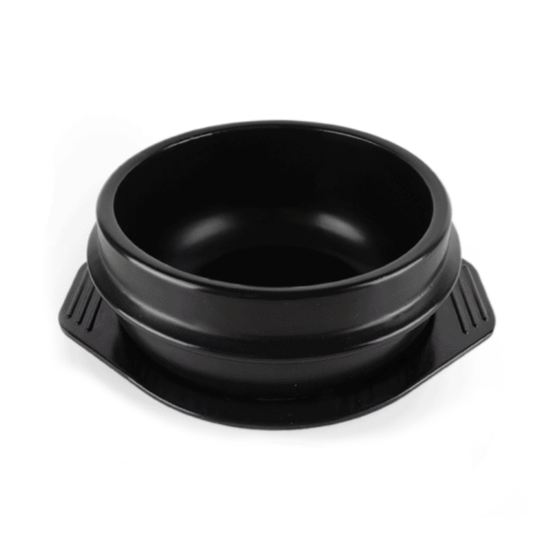 Black Dolsot Stone Bowl Stone Pot