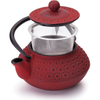Cast Iron Teapot Red Japaness Antique Tea Pot Water Kettle Tetsubin