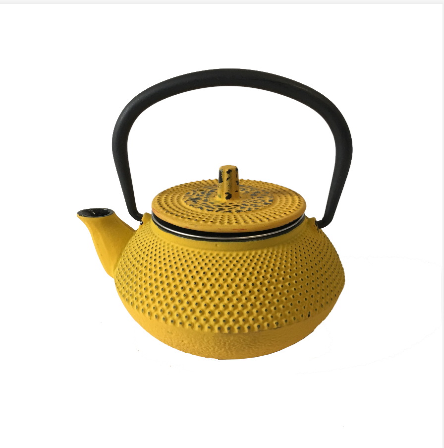 Cast Iron Teapot Colorful Small Tea Pot