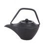 Black Japanese Enamel Cast Iron Teapot 400ml Small Tea Kettle 