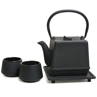 Black Japanese Antique Cast Iron Tea Set Teapot Set Tea Pot with Tea Cups