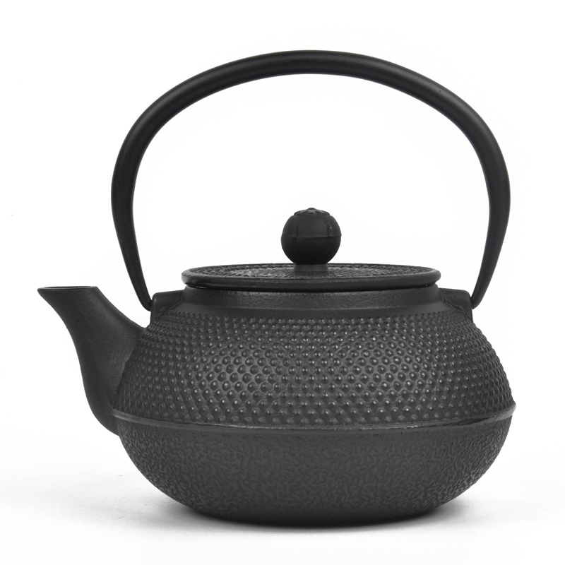 Cast Iron Teapot Black Classical Chinese Tea Pot for Sale