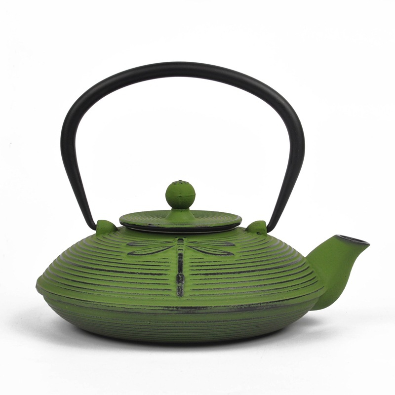 Cast Iron Teapot Dragonfly Green Tea Pot Tea Kettle