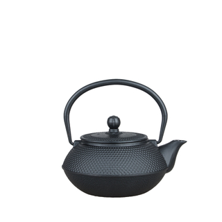Cast iron teapot black small hotnail 600ml