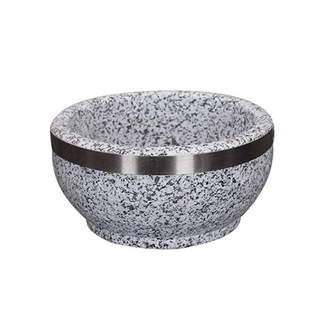 Korean bibimbap stone bowl