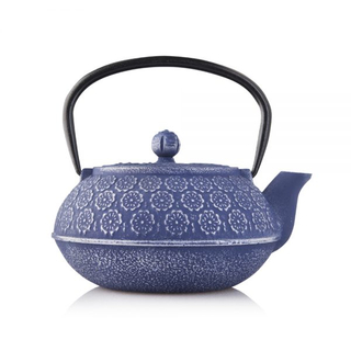 Cast Iron Teapot Blue Color 1000ml