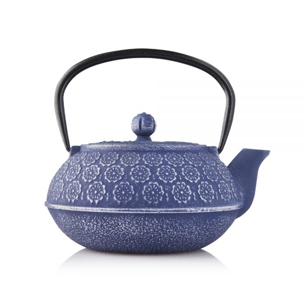 Cast Iron Teapot Blue Color 1000ml