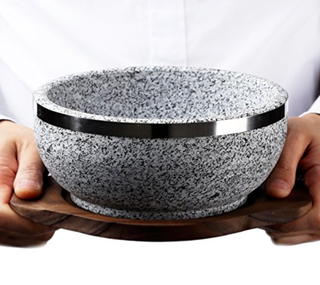 Korean bibimbap stone bowl