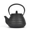 Cast Iron Teapot Big Tea Kettle with Large Thread Black Color 1000ml