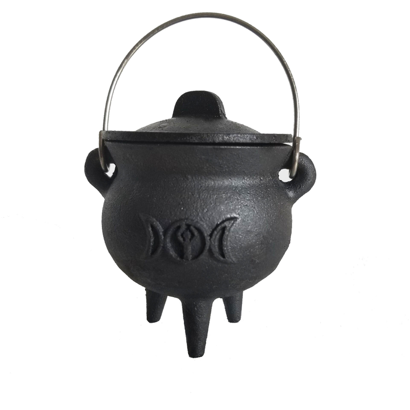 Cast Iron Magic Altar Cauldron for Ritual Purpose