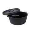 Pre-seasoned Cast Iron Dutch Oven for Camping