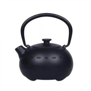 Cute Piggy Pot Tea Pot Tetsubin with Round Handle