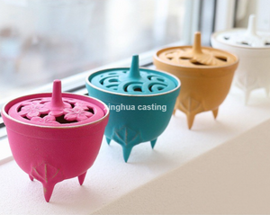 Cast Iron Incense Cone Sticks Resin Burner Bowl 