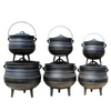 Cast Iron South Africa Three Legged Potjie Pot Cast Iron Cauldron