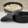 Black Cast Iron Camping Dutch Oven