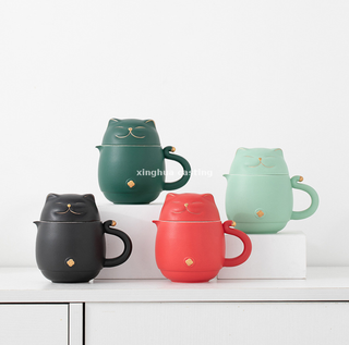 Portable Ceramic Tea Set for Travel