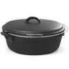 Black Cast Iron Camping Dutch Oven