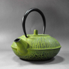 Cast Iron Tea Kettle Teapot with Infuser in Green 500mL