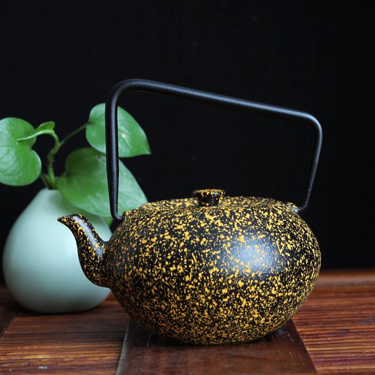 cast iron teapot